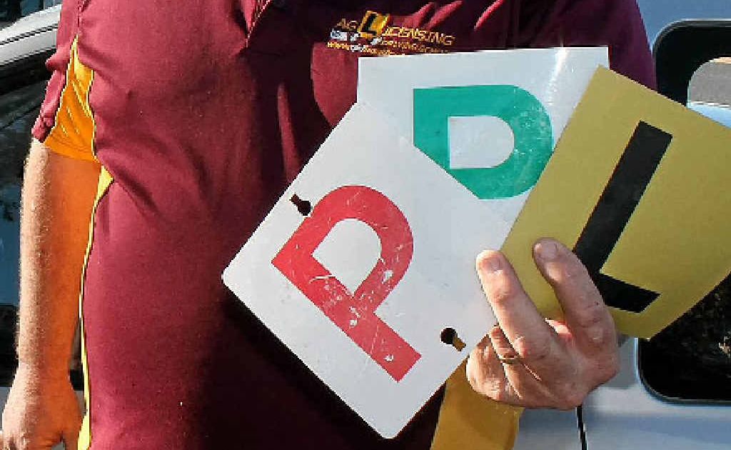 Driving instructor Andrew Gale says we have enough plates already.